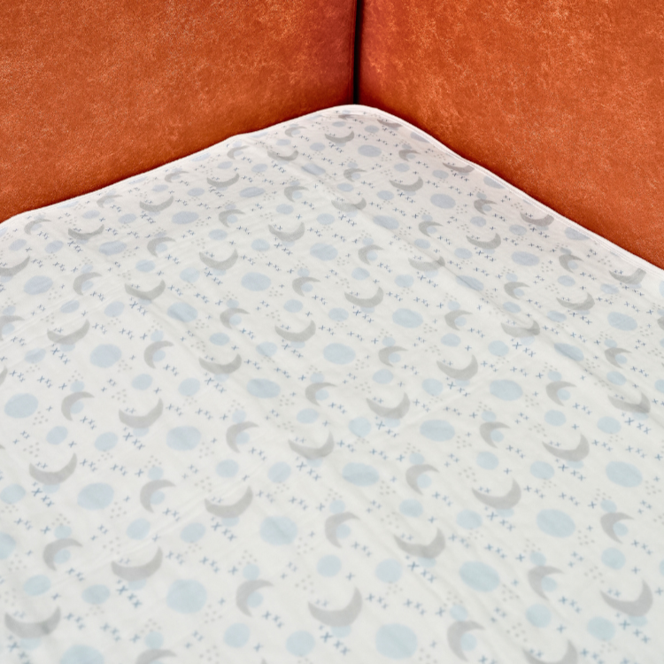 Ava Waterproof Baby Mat Moon