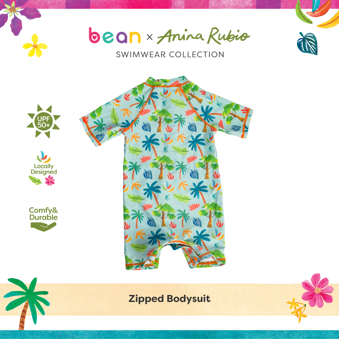 Anina Rubio Basil Zipped Bodysuit