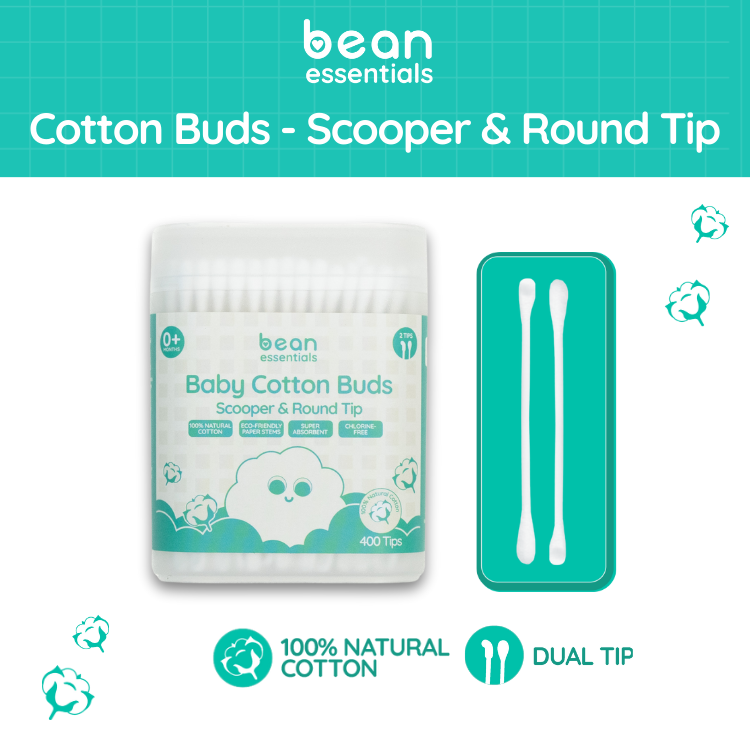 Scooper & Round Cotton Buds (400 tips)