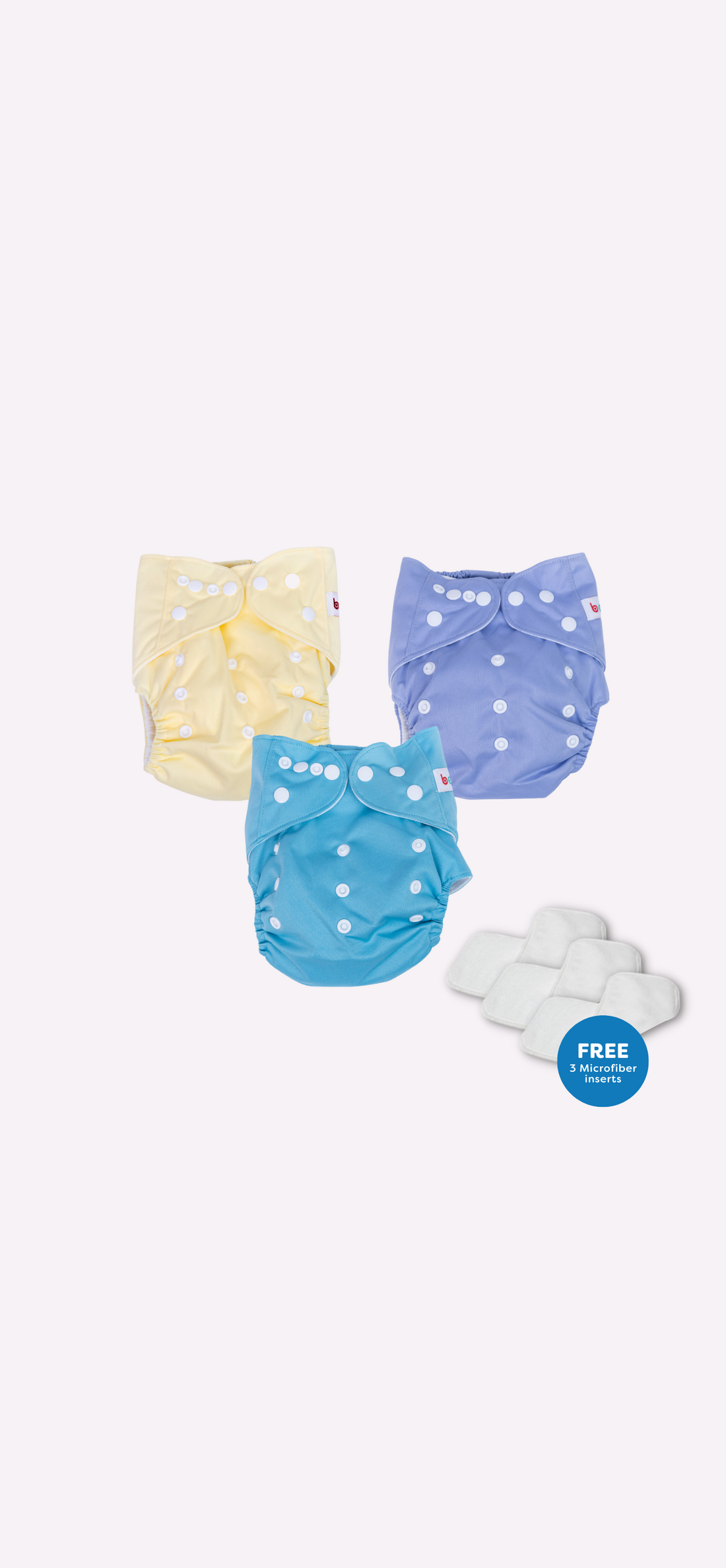 Snappies Basic Creamsicle Cloth Diaper Set of 3