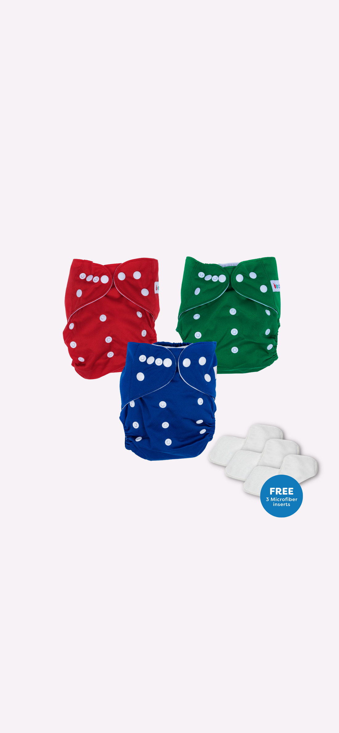 Snappies Basic Crayola Cloth Diaper Set of 3