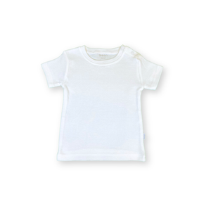 T-shirt with Snaps - White