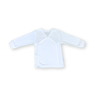 Long sleeves Kimono Top - White