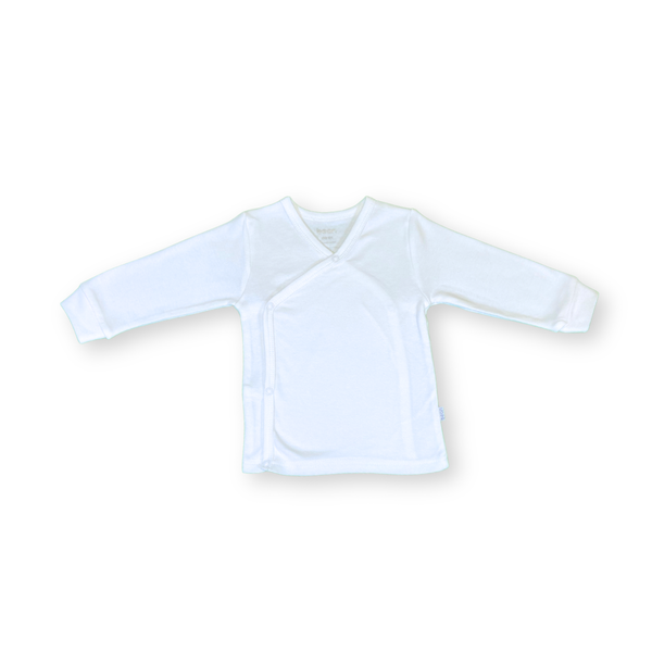 Long sleeves Kimono Top - White