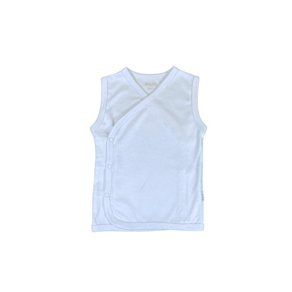 Sleeveless Kimono Top - Blue