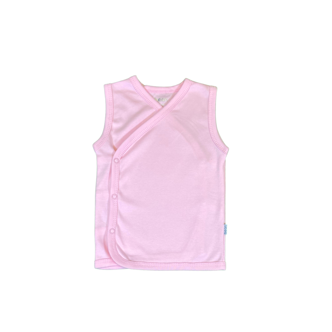 Sleeveless Kimono Top - Pink