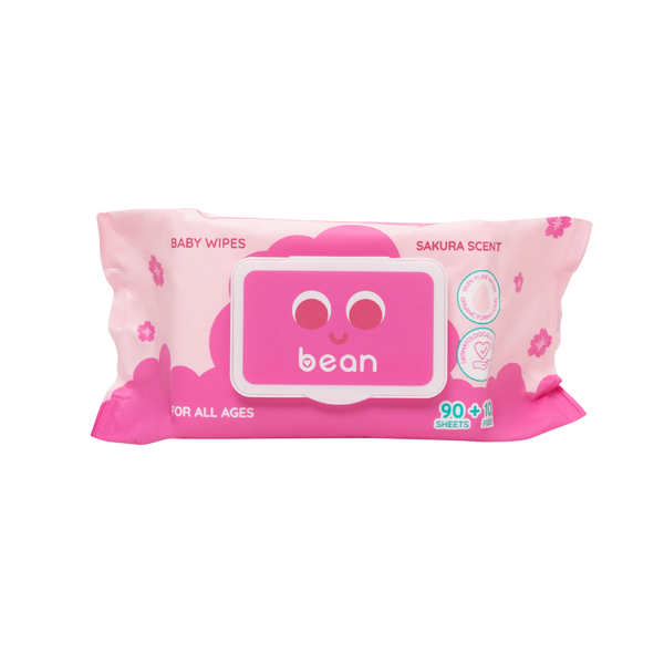 Baby Wipes Sakura Scent (100 sheets)