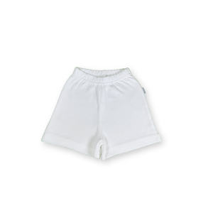 Garterized shorts - White