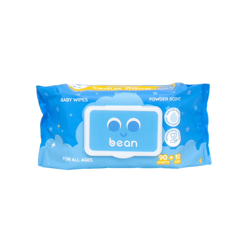 Baby Wipes Powder Scent (100 sheets)