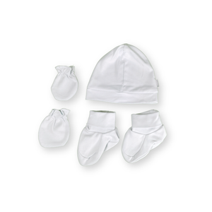 Mitten bootie hat set