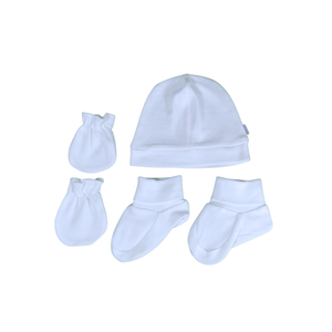 Mitten bootie hat set