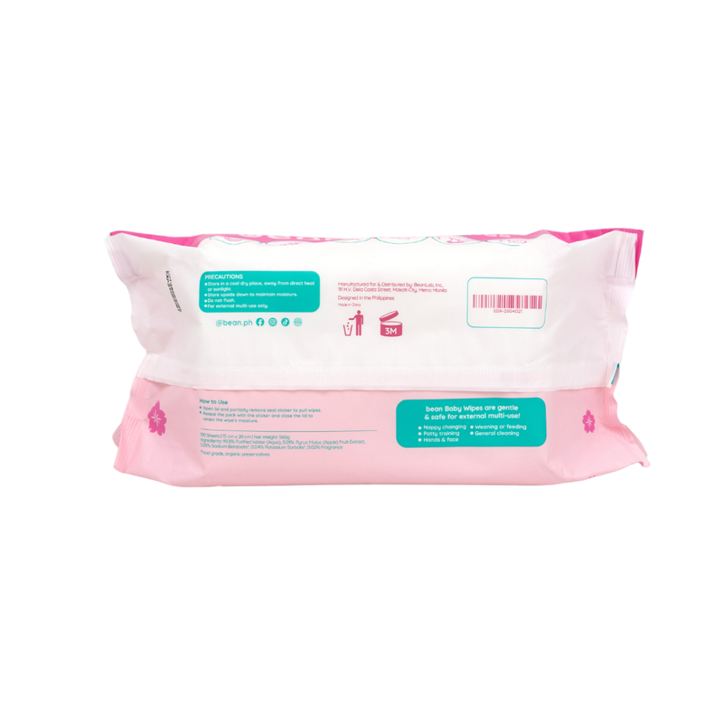 Baby Wipes Sakura Scent (100 sheets)