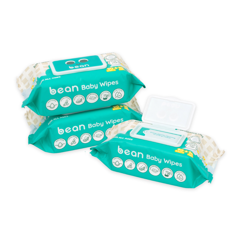 [Bundle of 3] Baby Wipes Fragrance Free (100 sheets)