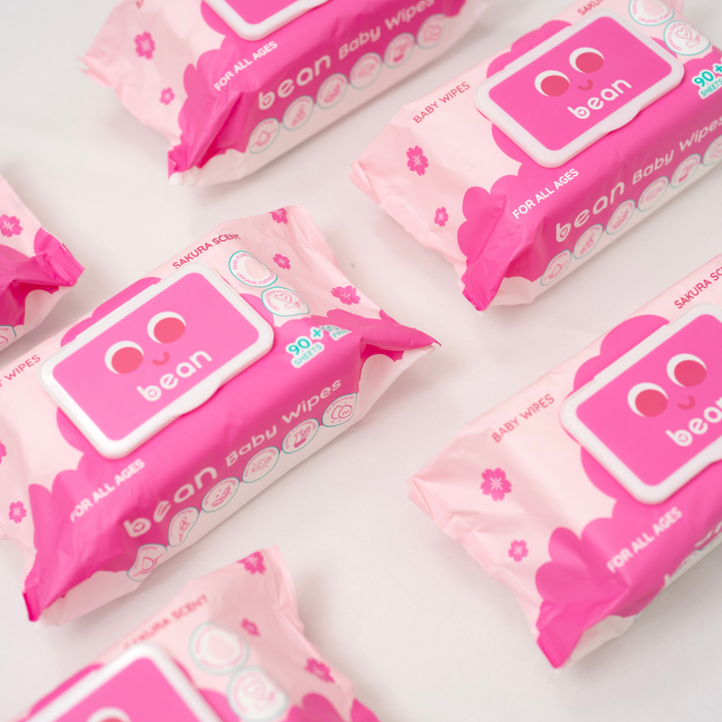 Baby Wipes Sakura Scent (100 sheets)