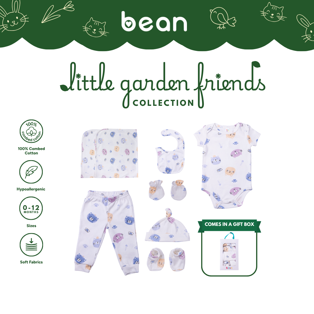 7-piece Newborn Gift Set Cats