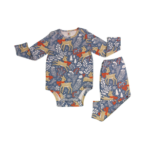 2-piece Baby Pajama Set - Reindeer