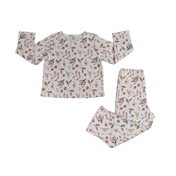 2-piece Kids Pajama Set - Mistletoe