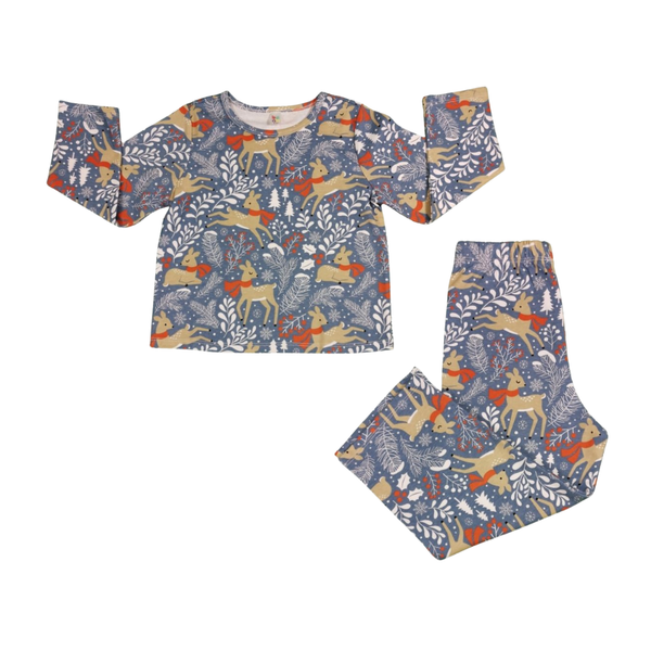 2-piece Kids Pajama Set - Reindeer