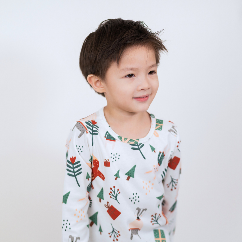 2-piece Kids Pajama Set - Christmas Tree