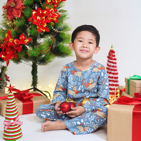 2-piece Kids Pajama Set - Reindeer