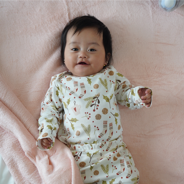 2-piece Baby Pajama Set - Mistletoe