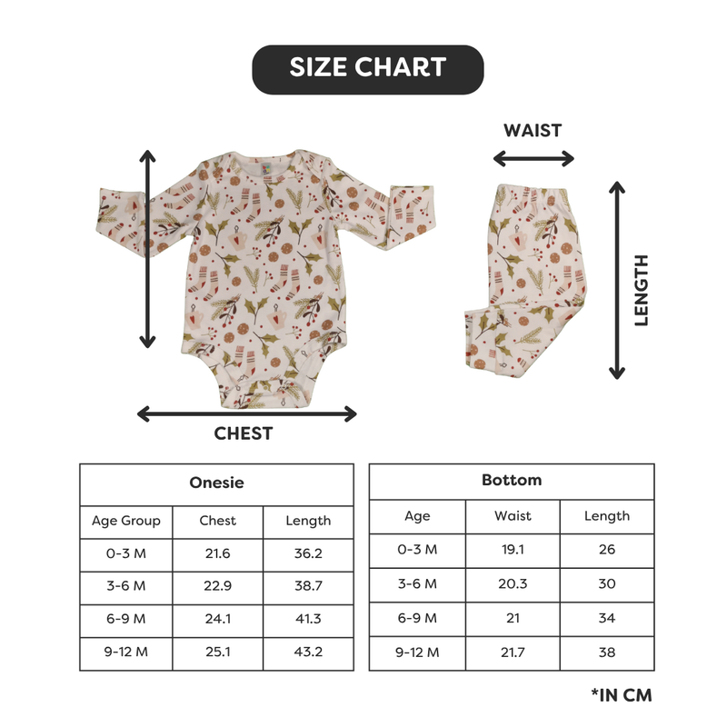 2-piece Baby Pajama Set - Reindeer