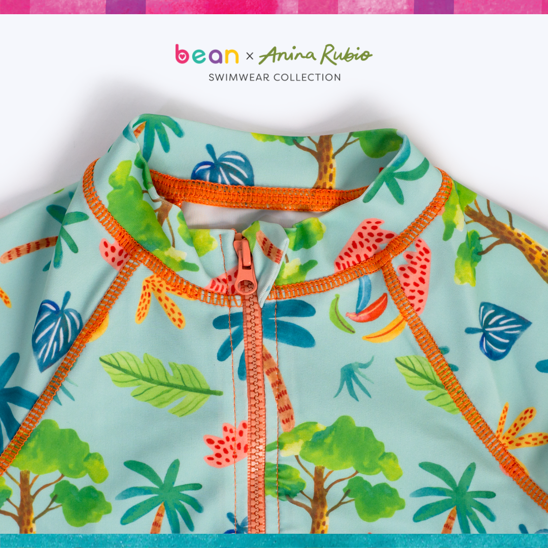 Anina Rubio Basil Zipped Bodysuit
