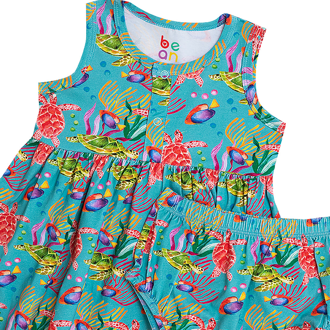 Wonder Playsuits Anina Rubio Turtle Aklan Dress with Bloomer Set