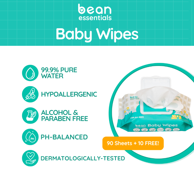 [Bundle of 3] Baby Wipes Fragrance Free (100 sheets)