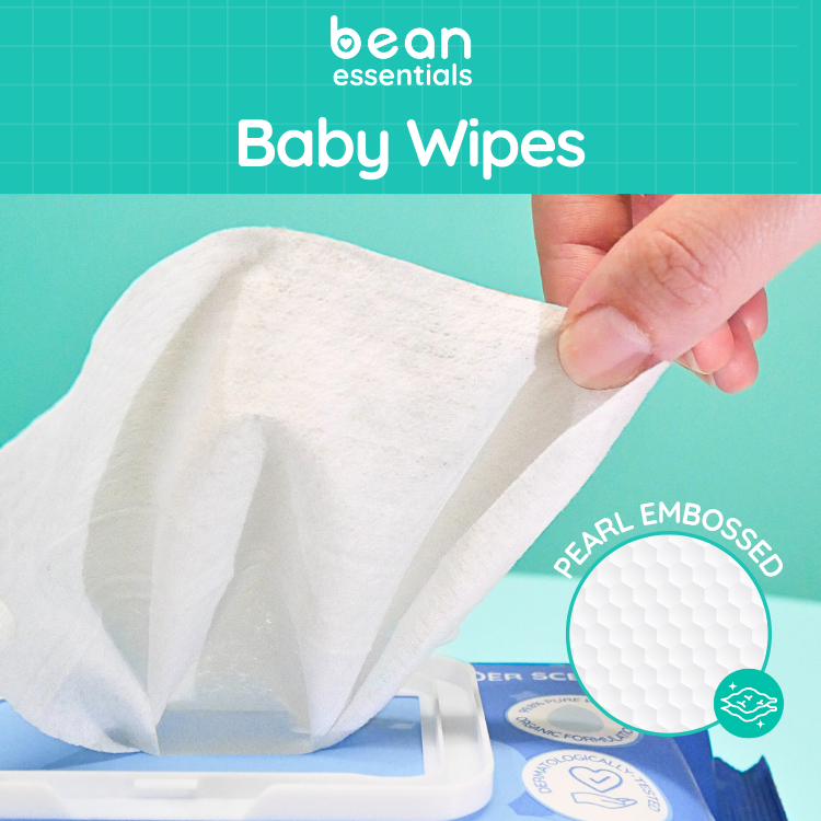 [Bundle of 3] Baby Wipes Powder Scent (100 sheets)