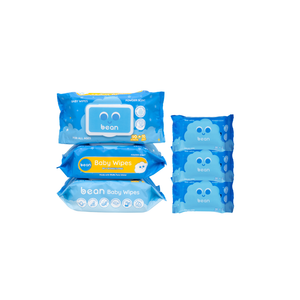 Baby Wipes Powder Scent (100s) and Mini Wipes (32s) Bundle
