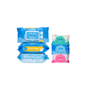 Baby Wipes Powder Scent (100s) and Mini Wipes (32s) Bundle