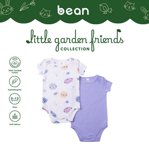 Baby Onesie 2-piece Bundle - Cats