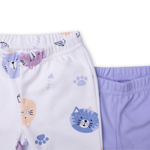 Baby Pajama 2-piece Bundle - Cats
