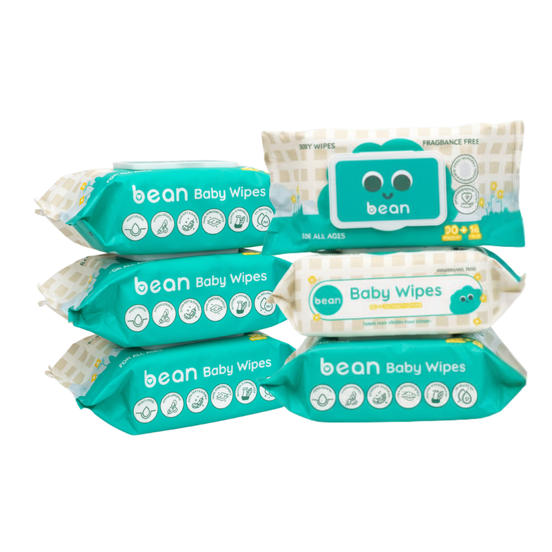 [Bundle of 6] Baby Wipes Fragrance Free (100 sheets)
