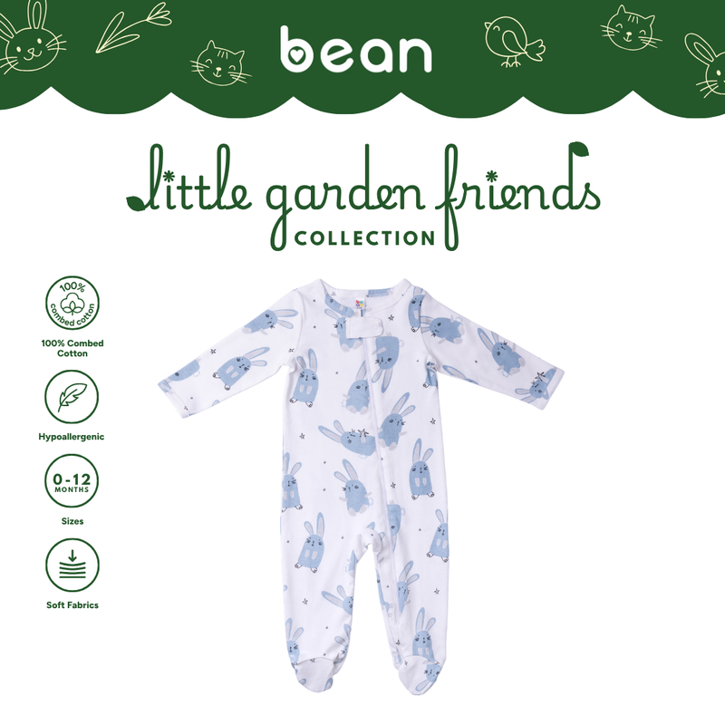 Baby Sleepsuit - Rabbits