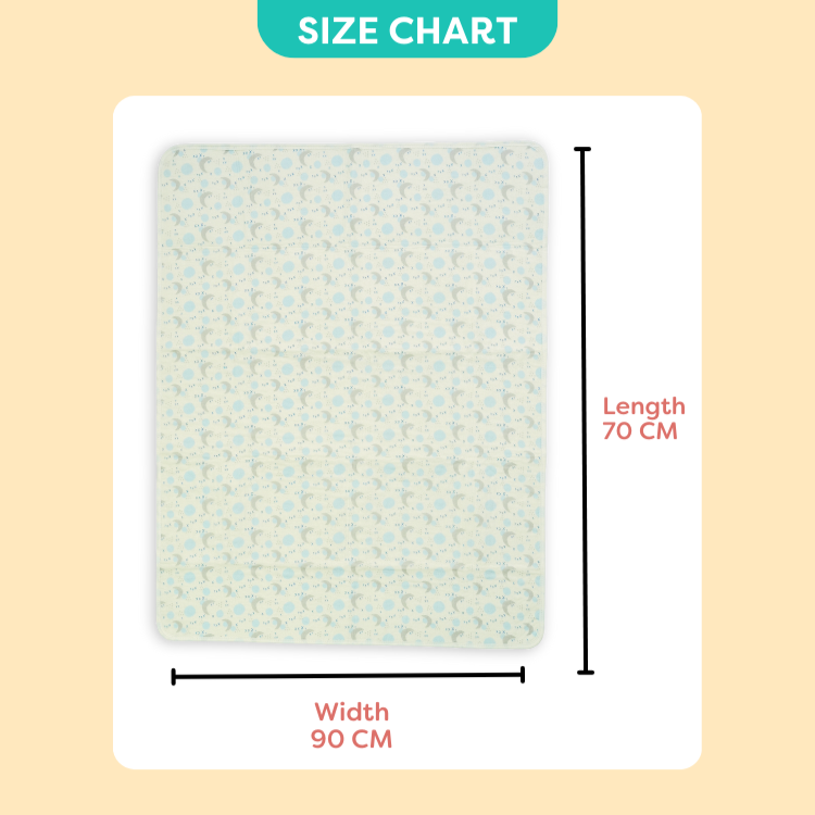 Ava Waterproof Baby Mat Moon