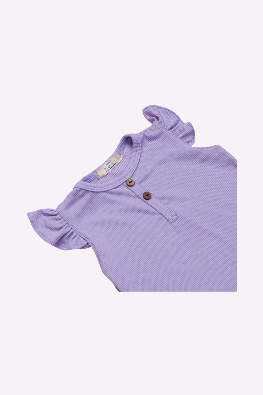 Ruffle Sleeve Lavender Onesie