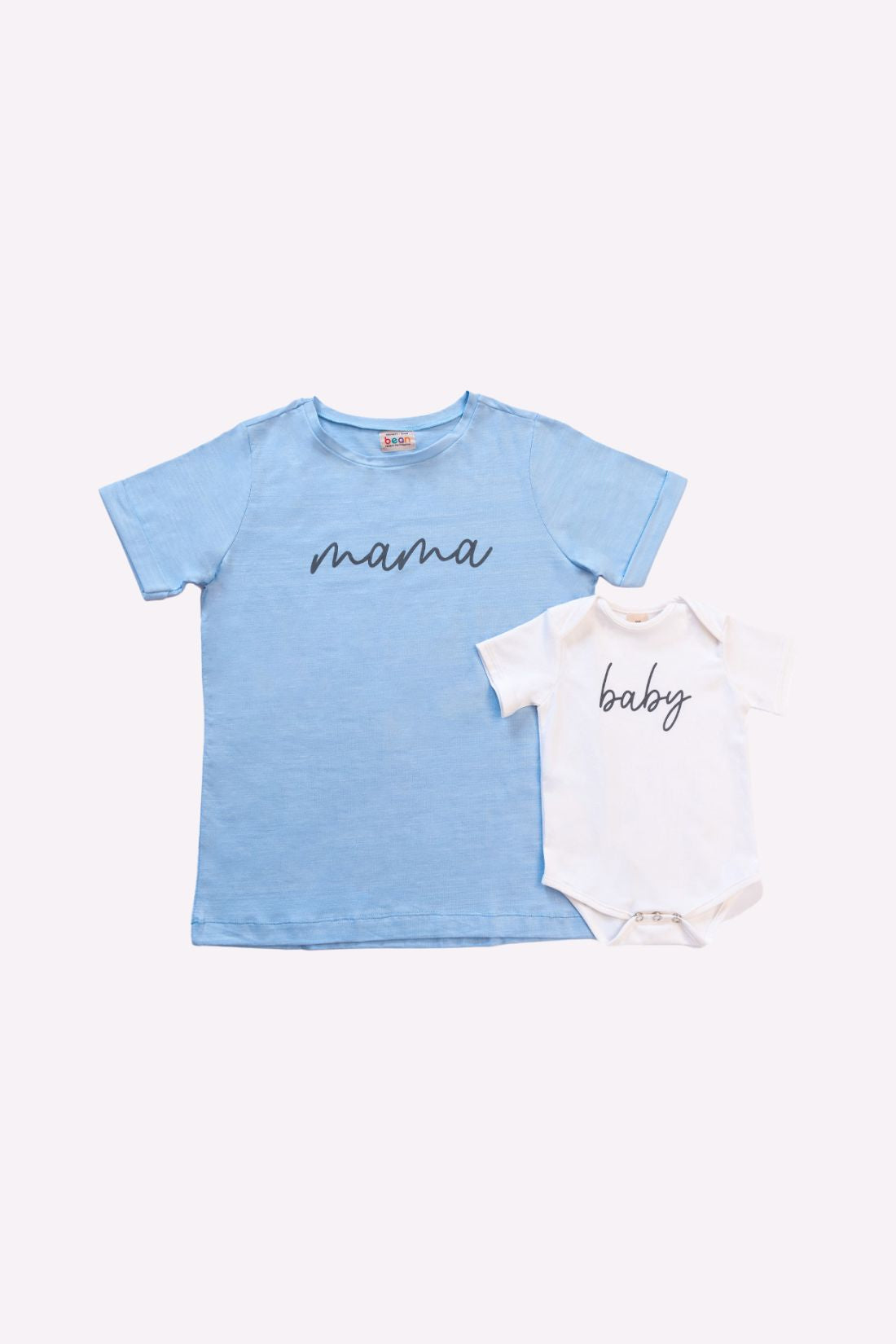 Sky Blue Mama and Baby Matching Set
