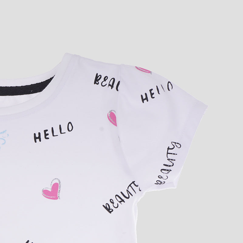 Wogi Play 3-Piece T-shirt Set with Shorts and Bag (Fuschia Pink)