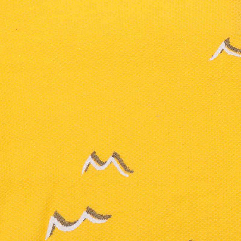 Wogi Play 2-Piece Set Polo Shirt and Denim Shorts (Yellow)