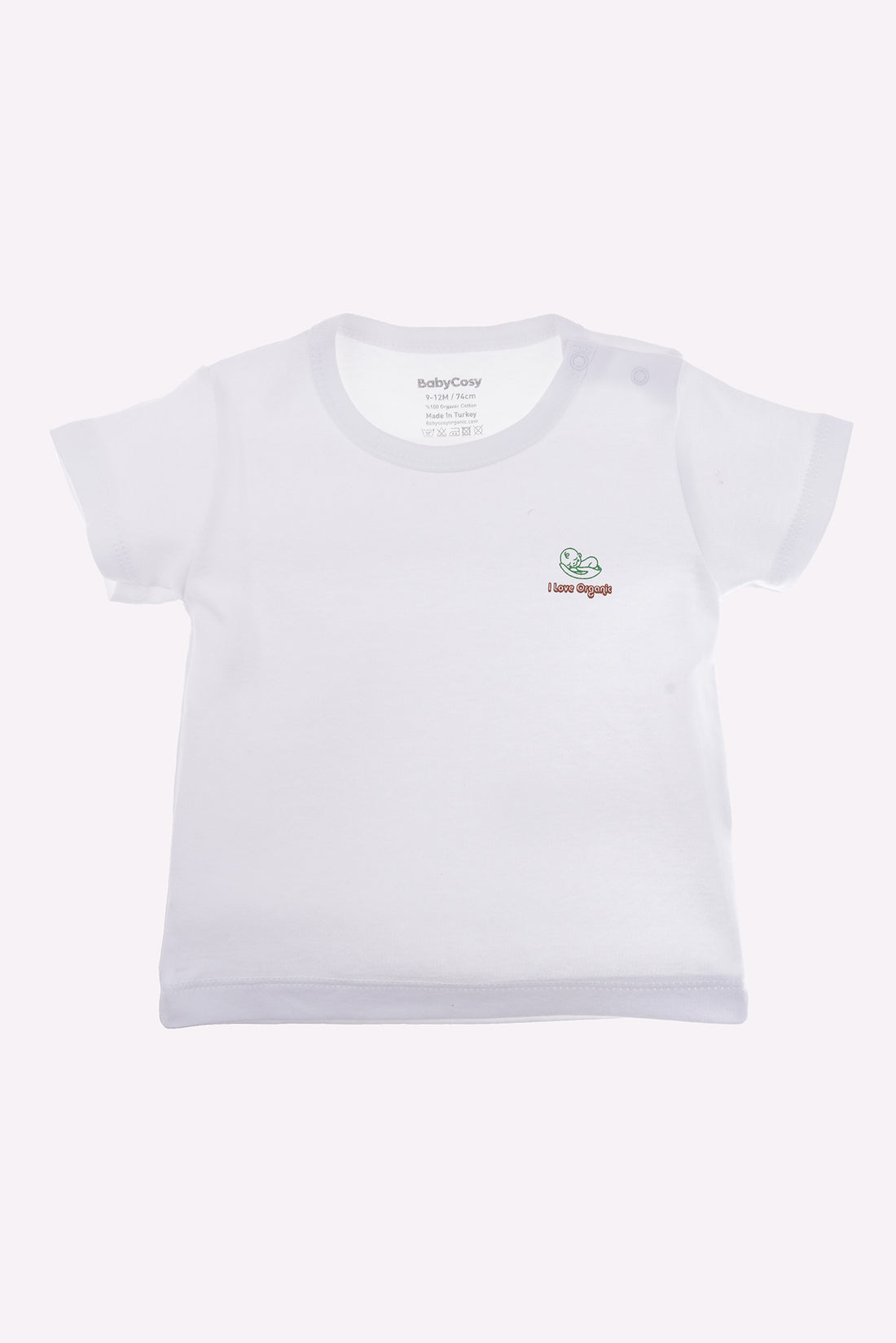 Babycosy Organic Basic T-shirt Set of 2 (White)