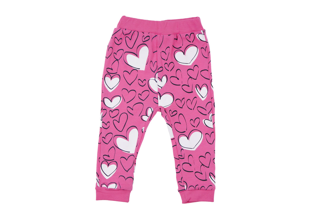 Wogi Play 2-Piece Love Pajama Set (Pink)
