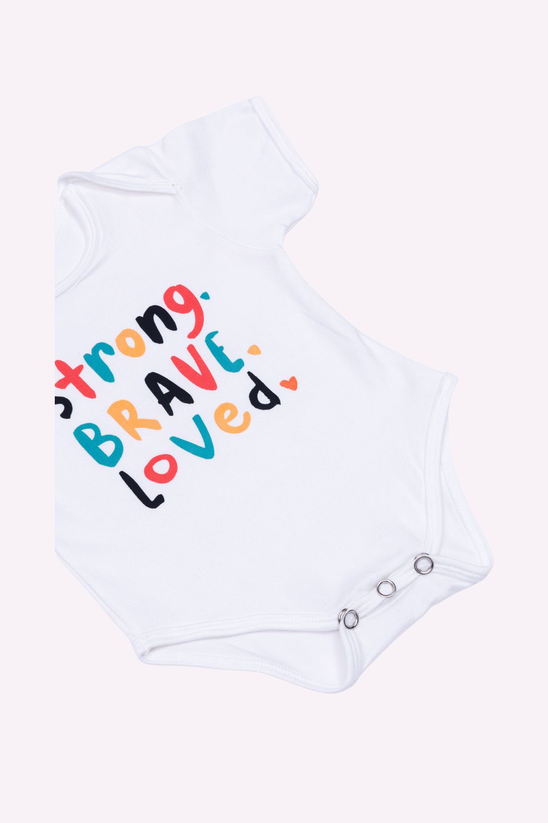 Strong, Brave, Loved Play Onesie