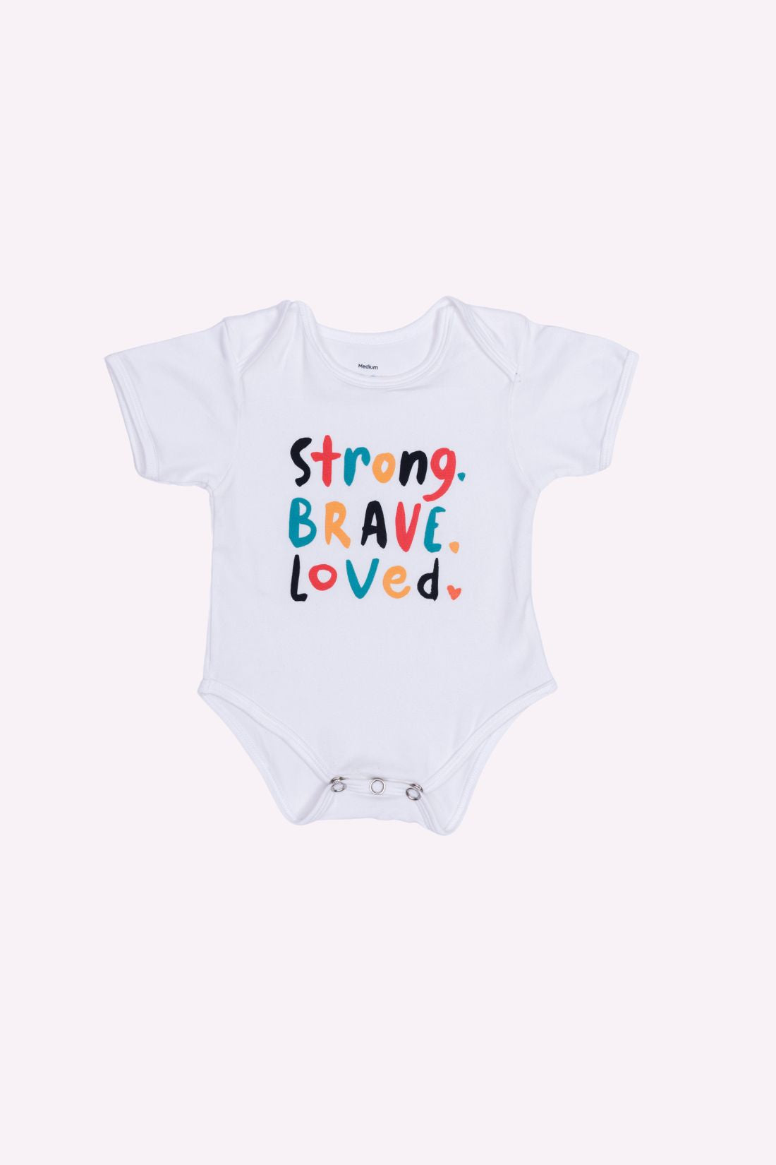 Strong, Brave, Loved Play Onesie